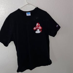 Champion black t shirt Large size